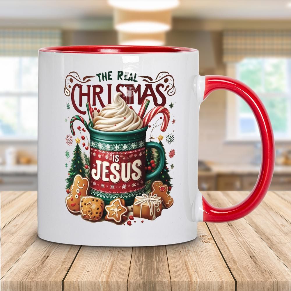 CHRISTMAS Mug 11oz/The Real christmas is Jesus